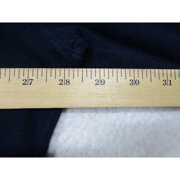 Polo Ralph Lauren Sweater Mens 2XL Navy Blue Cotton Crewneck Pullover Pony Logo - Picture 7 of 9